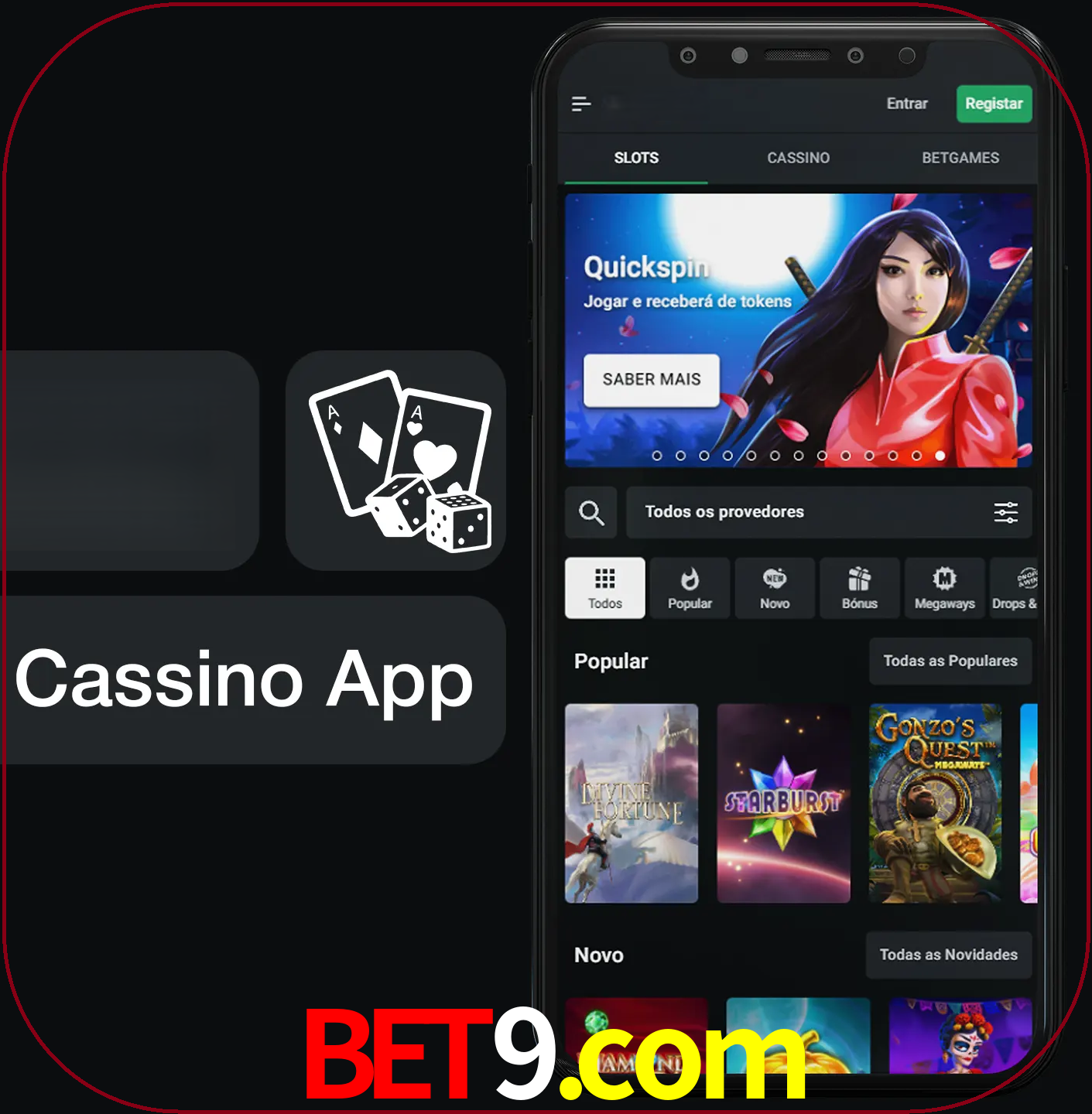 Jogue jogos de cassino e ganhe.