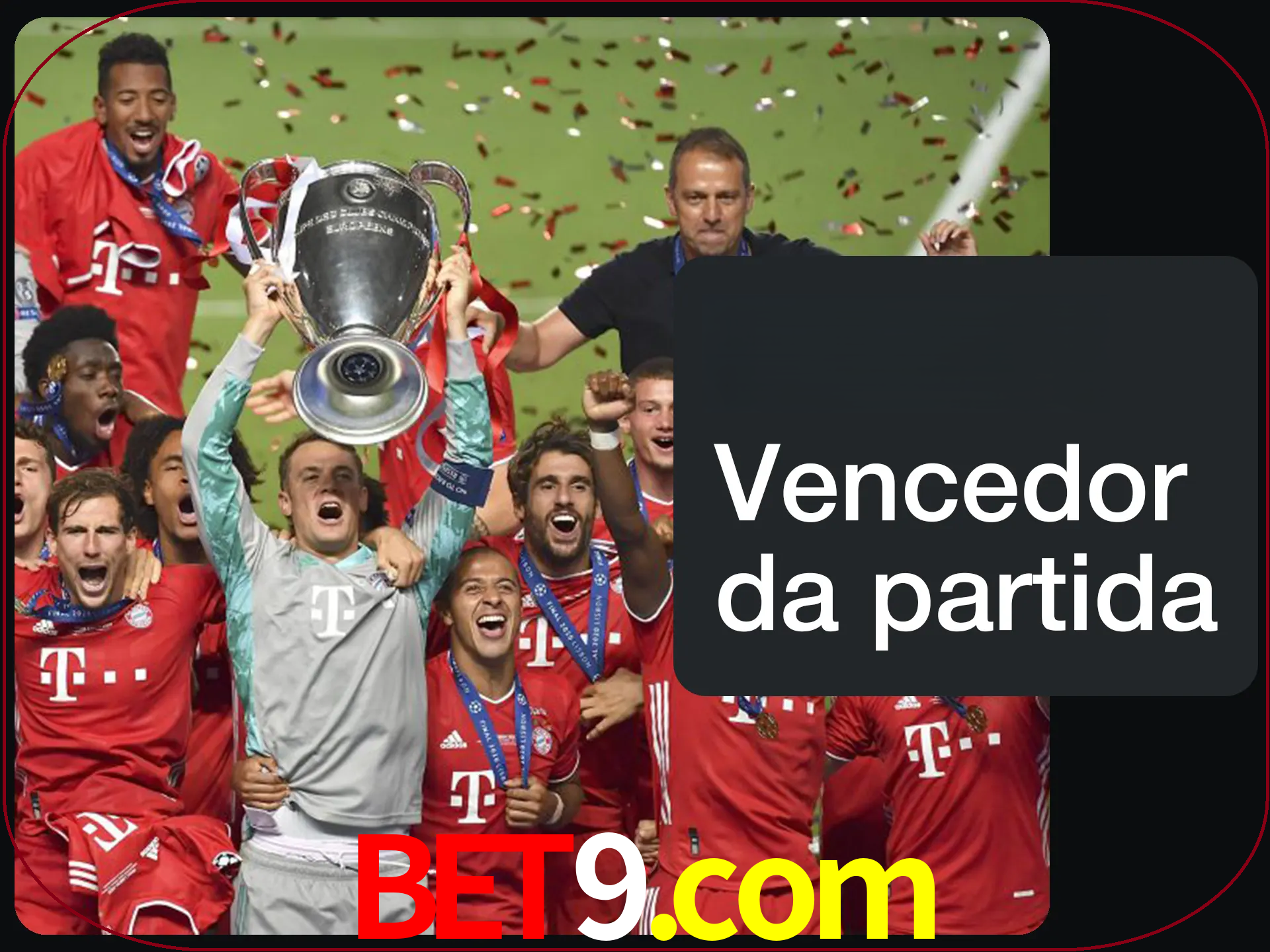 Aposte no vencedor e ganhe uma grande quantia de dinheiro.