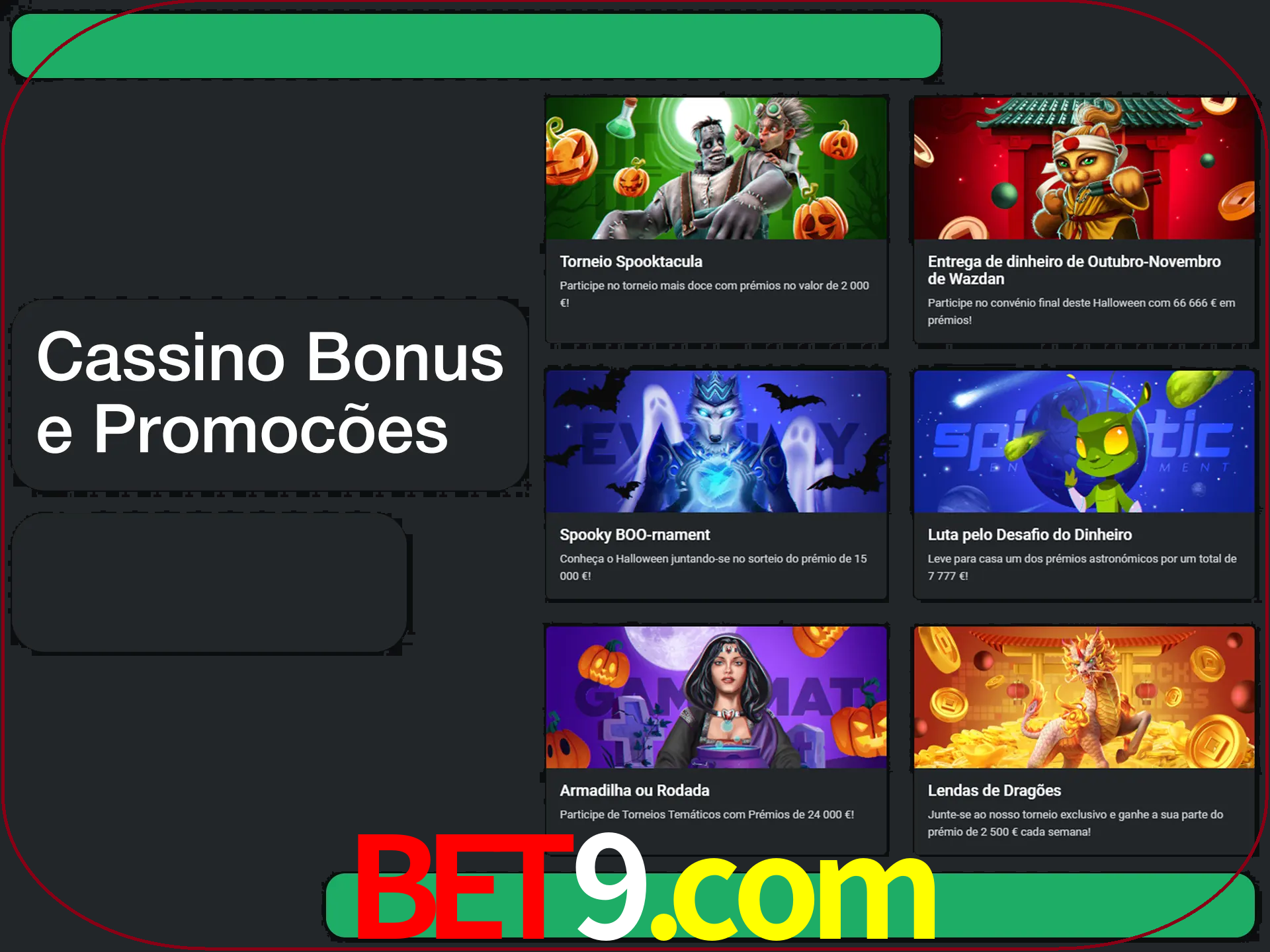 Verifique se há novos bônus de cassino para reivindicar.