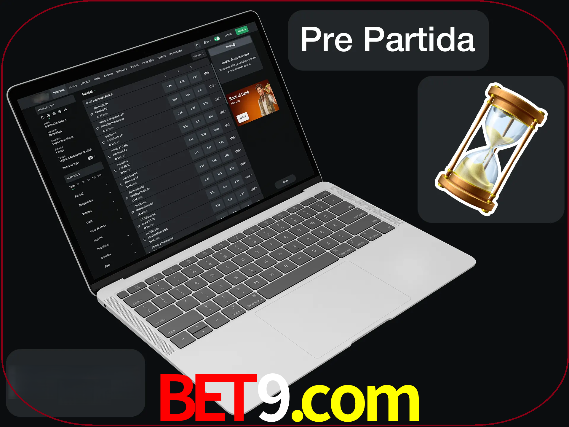Fazer apostas em partidas futuras.