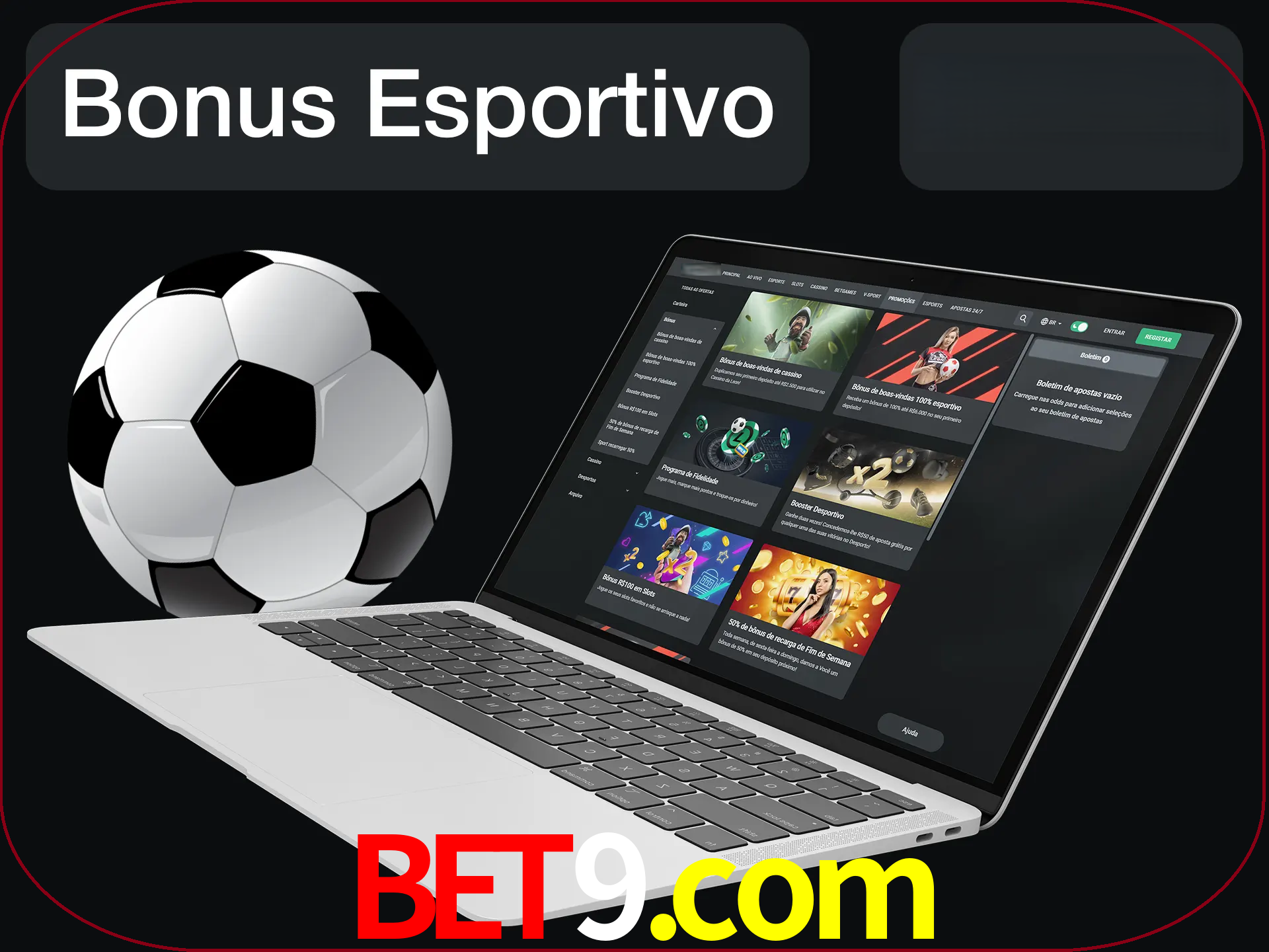 Antes de começar a apostar, use o bônus esportivo.